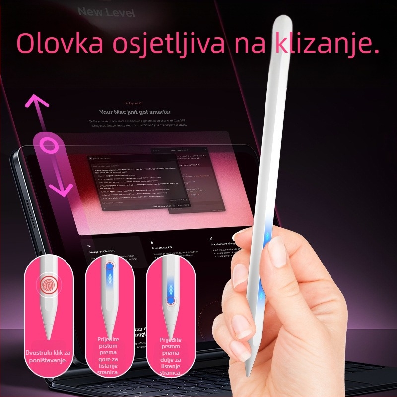 iPad stylus s detekcijom nagiba i tlaka za crtanje
