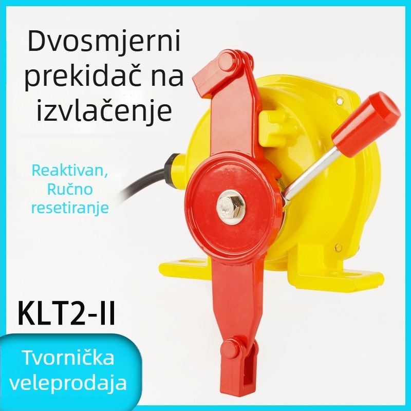 Dvosmjerni prekidač nužnog isključivanja vučenjem užeta za prijenosni pojas KLT2-II 2-2 BKLT2 HFKLT2-II XLLS-II