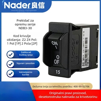 NDB3-+30/100A prekidač za opremu, 1P–4P, UL certificiran, DC/AC