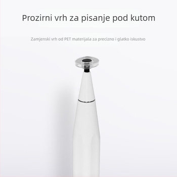 Integrirani zamjenjivi vrh za pasivni i aktivni kapacitivni stilus, kompatibilan s tabletima i pametnim telefonima