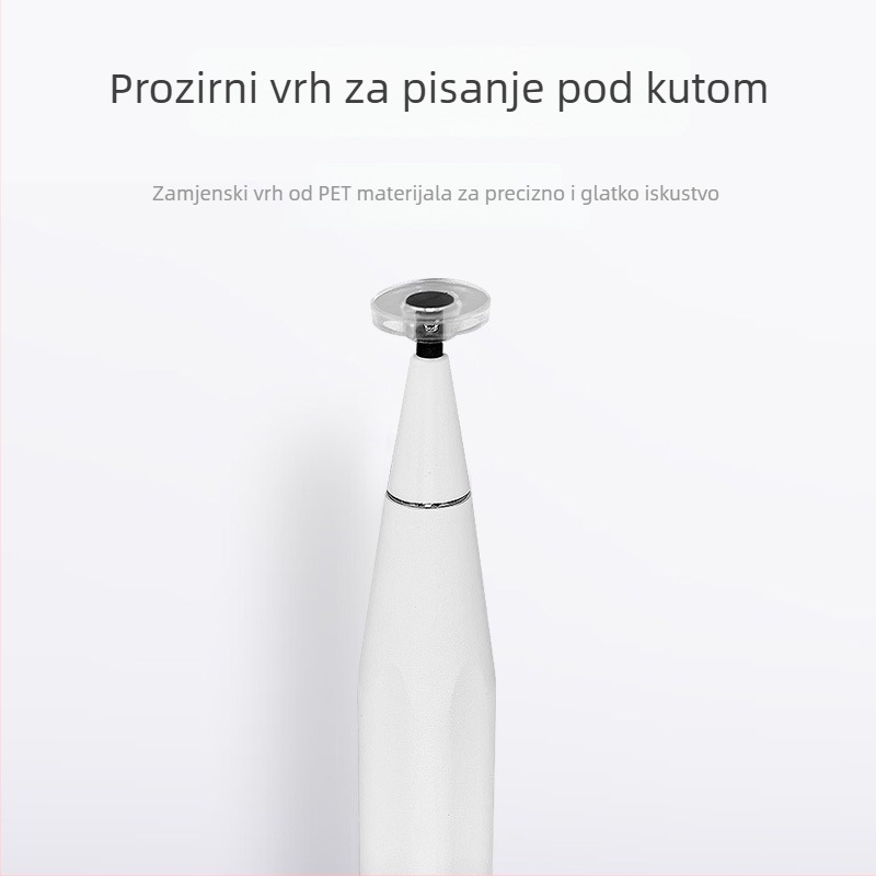 Integrirani zamjenjivi vrh za pasivni i aktivni kapacitivni stilus, kompatibilan s tabletima i pametnim telefonima