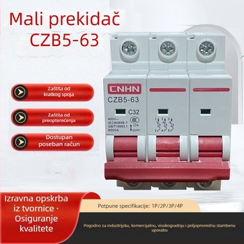 CZB5-63 mini osigurač, serija 2P/3P, zračni prekidač s zaštitom od curenja struje