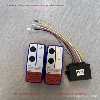 Bežični daljinski upravljač za električni navijač 12V/24V