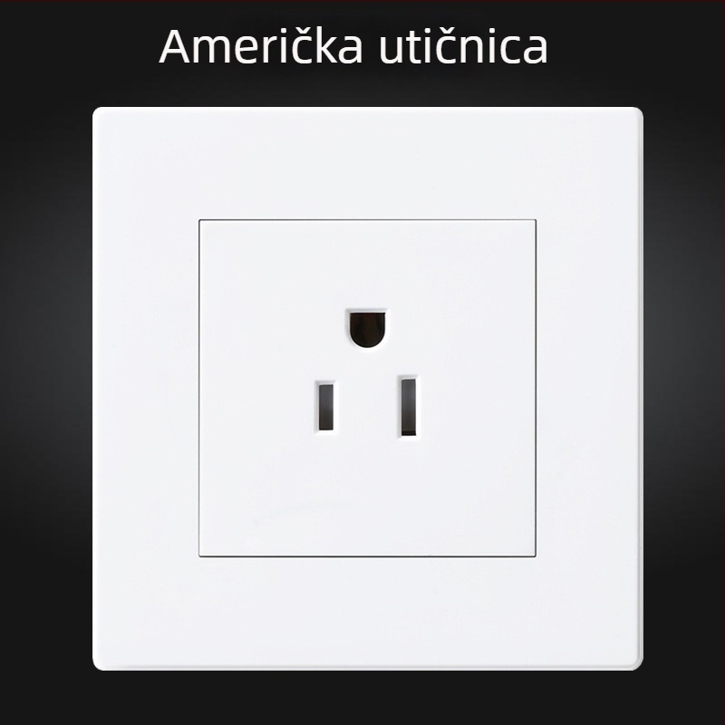 Američka standardna utičnica 5-15R, zidni panel 86, 110V, 15A