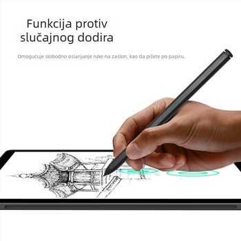 Pasivni magnetski stilus s osjetljivošću na tlak, bez punjenja, kompatibilan s tabletima i čitačima elektroničkih knjiga