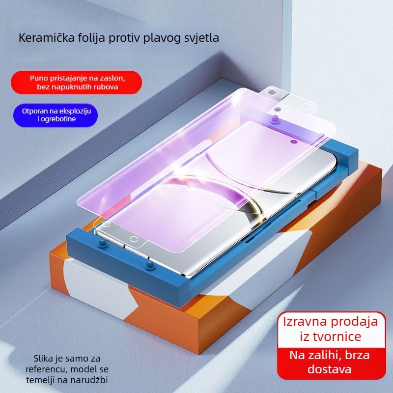 OPPO Find X8 Pro Zakrivljeni keramički zaštitni film za zaslon - anti-špijunski kaljeni film za X6 Pro, X7 Ultra, X5