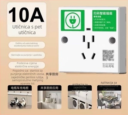 Punjenje električnih vozila QR kodom, pametna daljinska stanica za punjenje, dijeljeno punjenje za najam stanovanja, Bluetooth utičnica, brzo punjenje