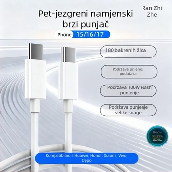 1m Apple 15-17 kabel za podatke USB-C PD punjač TA08