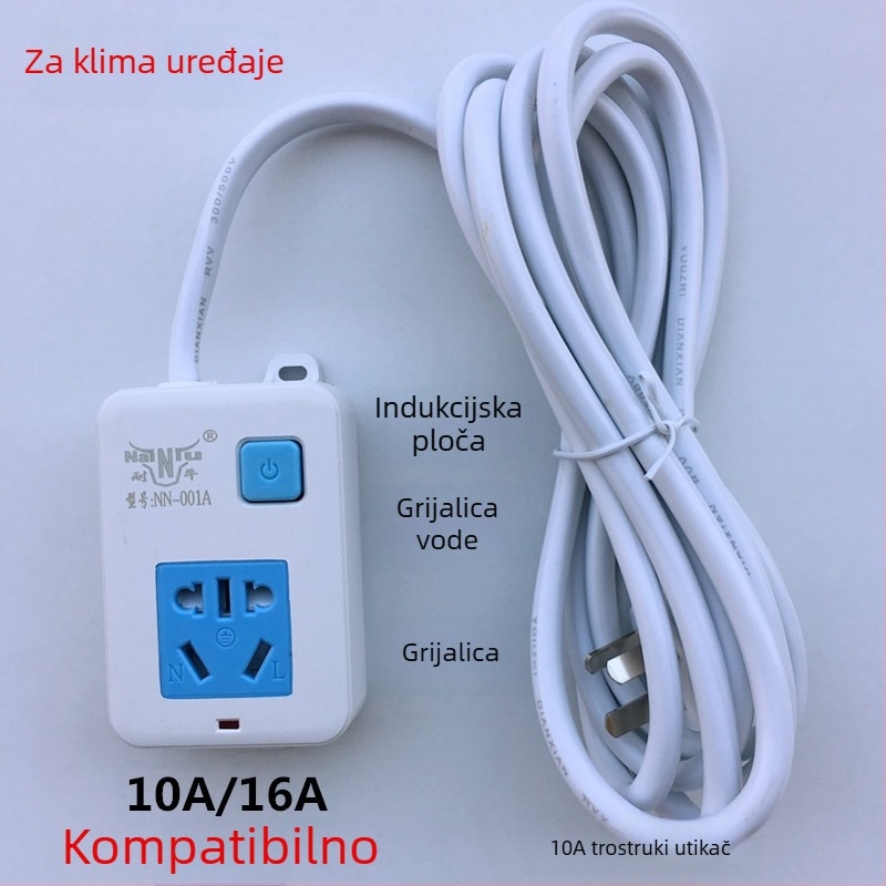 Visoko snaga inteligentna utičnica sa prekidačem za klima uređaje i indukcijske ploče, zaštitni poklopac otporn na eksplozije