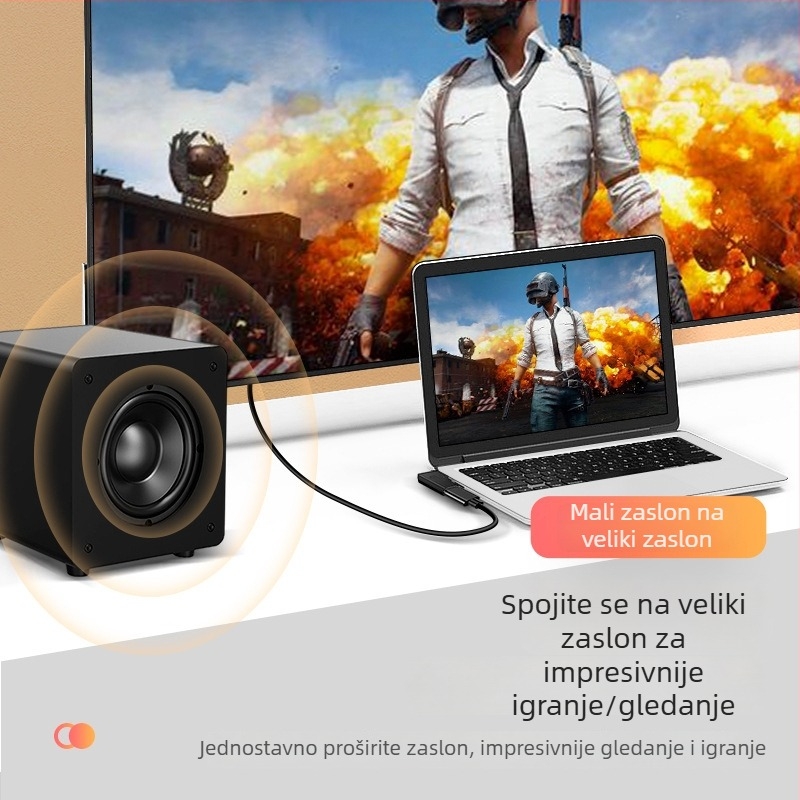 DisplayPort 8K kutni adapter, 90° kut, DP muški i ženski konektori, produžni spoj 1.4/1.2