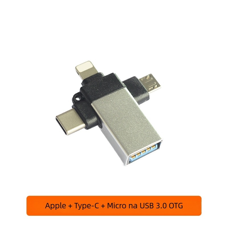 OTG Type-C USB 3.0 adapter za Android i iPhone – pretvarač USB flash diska za brzi prijenos podataka