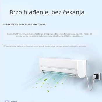 Tuya App pametna utičnica za klimatizaciju s Wi‑Fi daljinskim upravljanjem temperature i statistikom potrošnje, 16A Xiaodu zvučnik