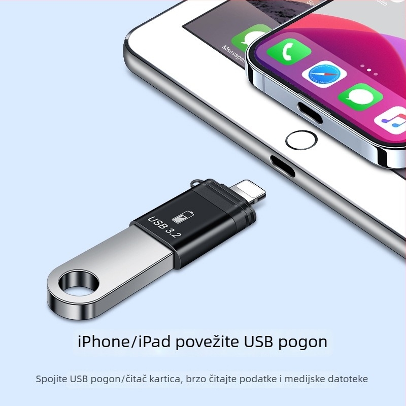 USB na Lightning pretvarač za prijenos podataka i punjenje, OTG adapter