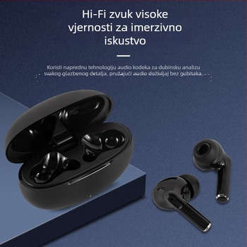 Bežične Bluetooth in-ear slušalice za igranje s dodirnim upravljanjem, Jerry čip, dugi vijek baterije, stereo zvuk, esports