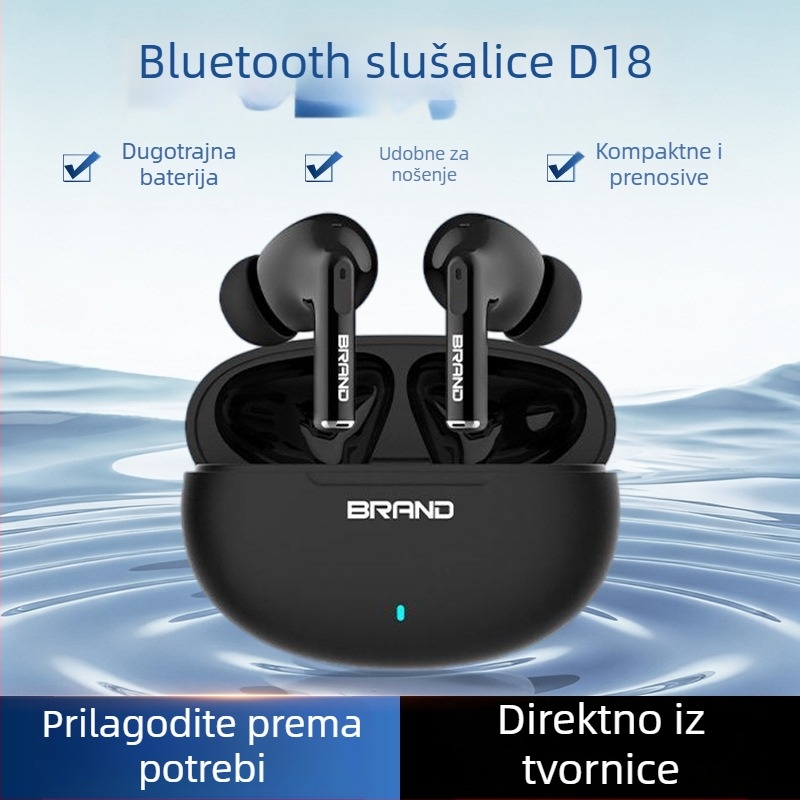 Bežične Bluetooth in-ear slušalice za igranje s dodirnim upravljanjem, Jerry čip, dugi vijek baterije, stereo zvuk, esports