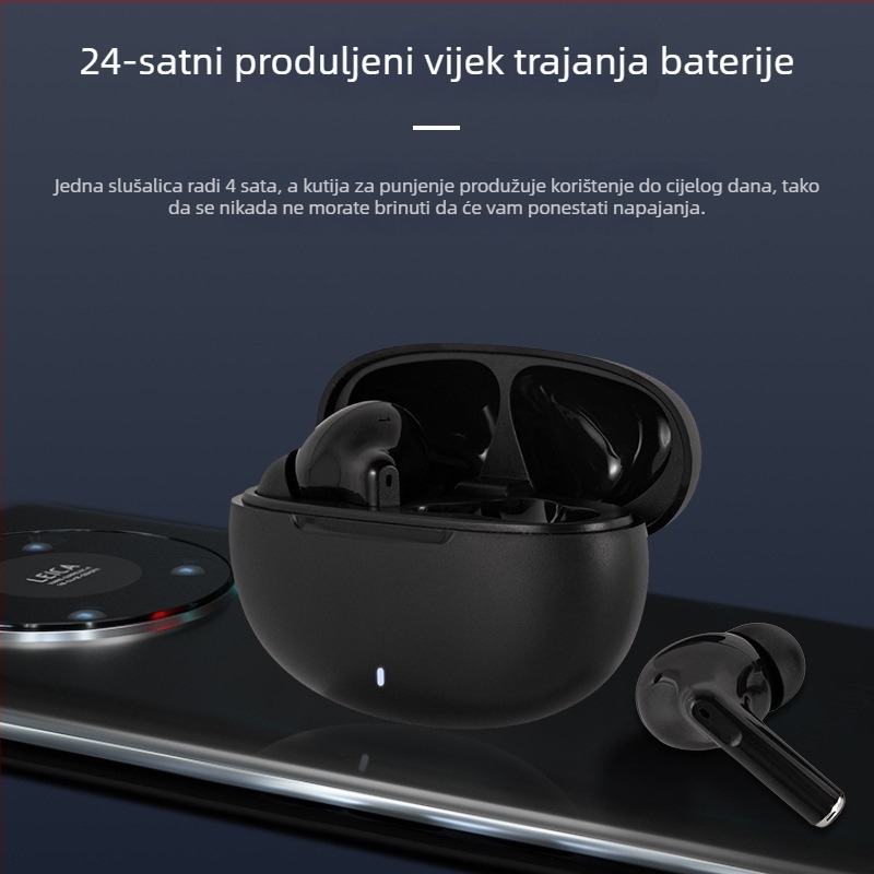 Bežične Bluetooth in-ear slušalice za igranje s dodirnim upravljanjem, Jerry čip, dugi vijek baterije, stereo zvuk, esports