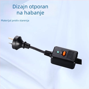 Napajanje kabel s zaštitom od curenja prema talijanskim standardima i utikačem