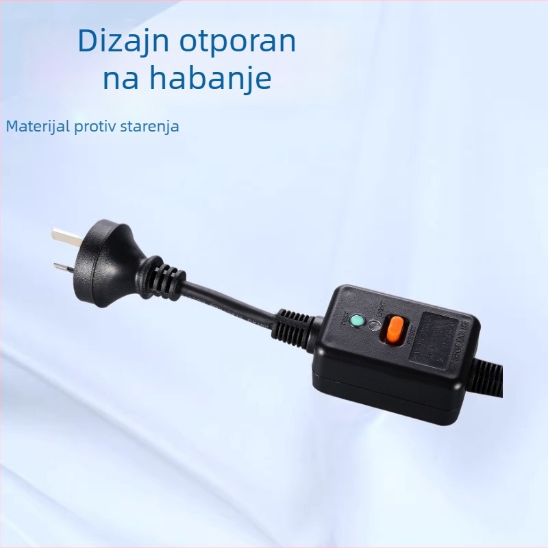 Napajanje kabel s zaštitom od curenja prema talijanskim standardima i utikačem