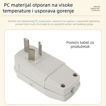 Bežična utičnica s zaštitom od curenja struje za bojler i pametnu WC, prilagođeni KP model