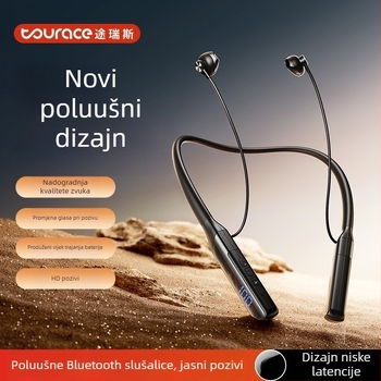 Bežične Bluetooth slušalice s aktivnim uklanjanjem šuma, tip trake za vrat, višenamjenske pametne gaming slušalice za trčanje