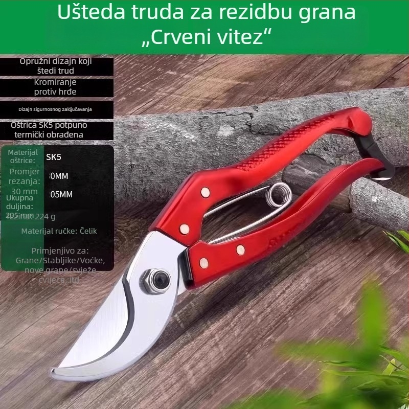 Baolian škare za orezivanje – štednja napora u vrtu, višenamjenski alat za rezanje cvijeća i voćnih stabala, za debele grane