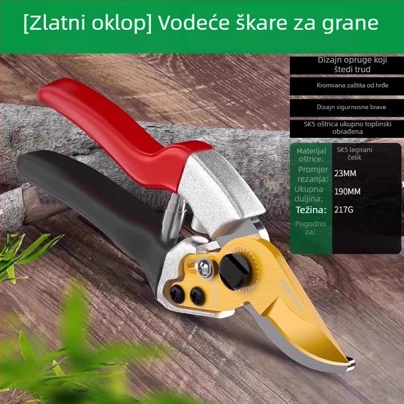Baolian škare za orezivanje – štednja napora u vrtu, višenamjenski alat za rezanje cvijeća i voćnih stabala, za debele grane