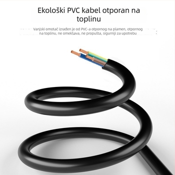 SAA certificirani kabel za napajanje od čistog bakra prema australskom standardu, C5 Cloverleaf konektor, 3-polni, duljine 1,5 m, za notebook