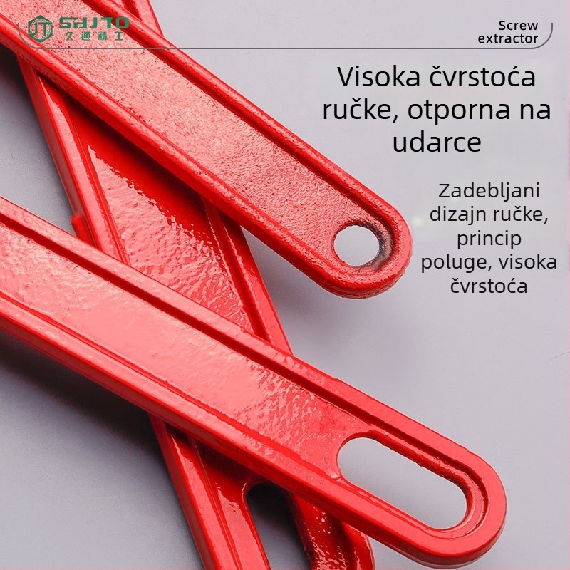 Teški ključ za vatrogasni hidrant, lijevani čelik, s plastnim premazom