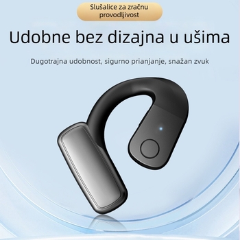 Ambidekstrijske bežične Bluetooth slušalice s kukom za uho, dizajn izvan uha, bežične, za sport, trčanje, vožnju, biciklizam i dostavu