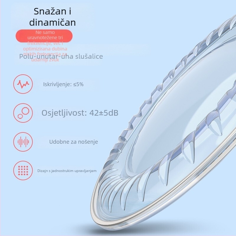 Jedinstvene X10s žičane in-ear slušalice, 3,5 mm priključak, visokokvalitetan zvuk, kontrole na kabelu, kompatibilne s Android uređajima i računalima