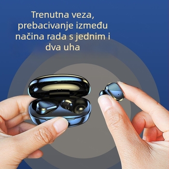 Bežične Bluetooth in-ear slušalice s digitalnim zaslonom, redukcija buke, stereo zvuk, Bluetooth 5.2, trajanje baterije preko 8 sati