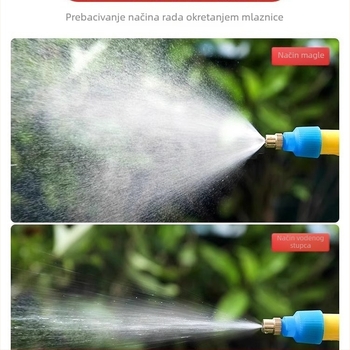 Raspršivač za bočicu napitka za zalijevanje biljaka, kompaktna sprej boca s tlakom zraka i podesivim mlazom