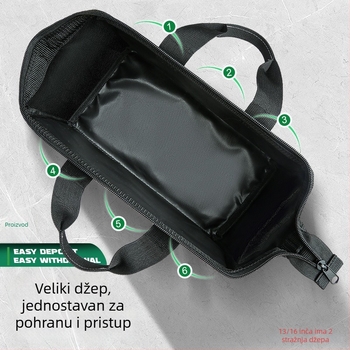 Changsheng prenosna torba za alate za drvo i električne alate, izdržljivo Oxford platno, različite veličine, za gradilište