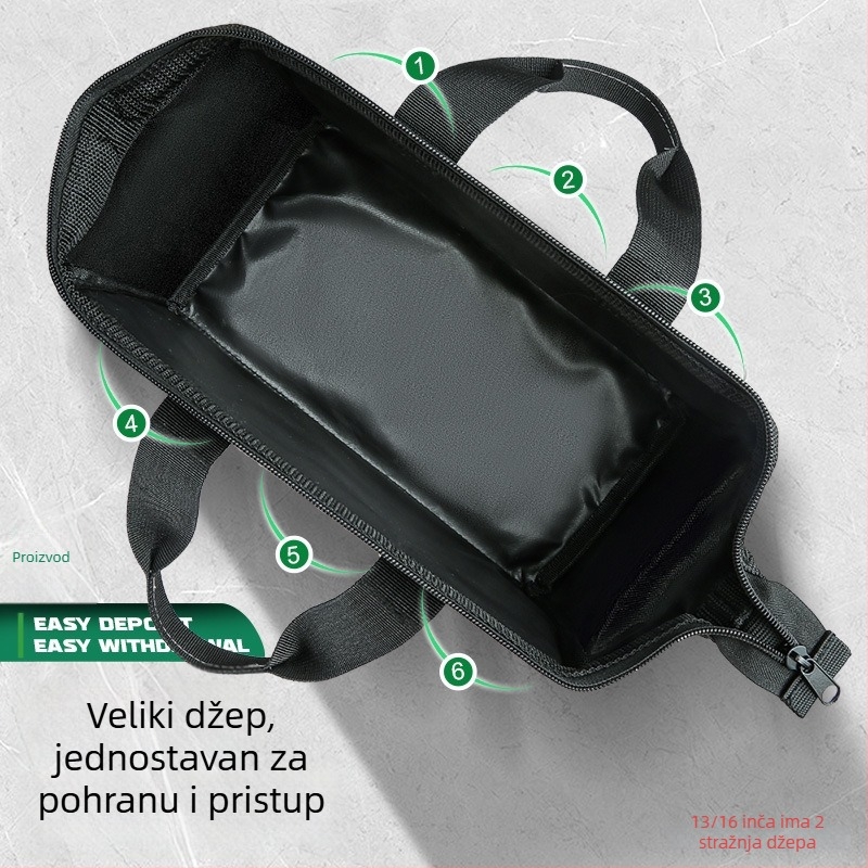 Changsheng prenosna torba za alate za drvo i električne alate, izdržljivo Oxford platno, različite veličine, za gradilište