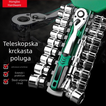 Set ručnih ključeva s glavama – višenamjenski alati za popravak automobila