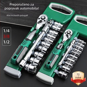 Set ručnih ključeva s glavama – višenamjenski alati za popravak automobila