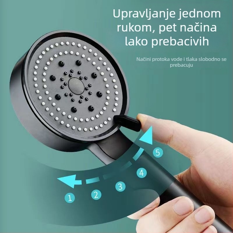 Visokotlačni tuš set za kućnu kupaonicu s grijačem vode, tuš cijev i kućnim grijačem za kupanje