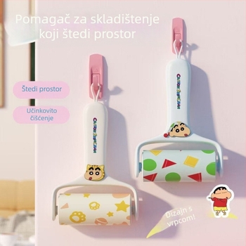 Rola za uklanjanje dlaka s odljepljivim papirima za odjeću i kućanstvo