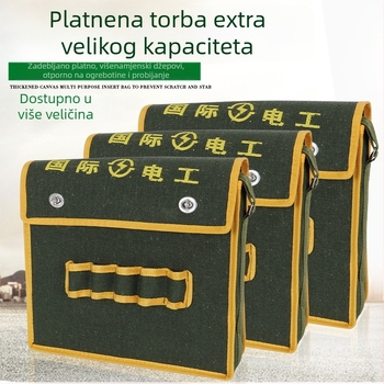Platnena torba za električarske alate – skup za pohranu i popravak