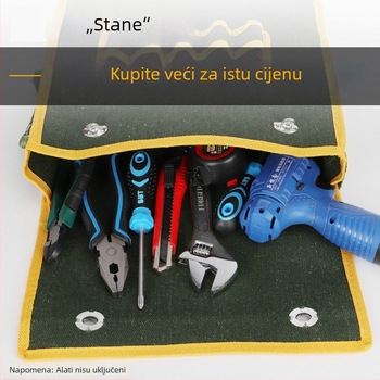 Platnena torba za električarske alate – skup za pohranu i popravak