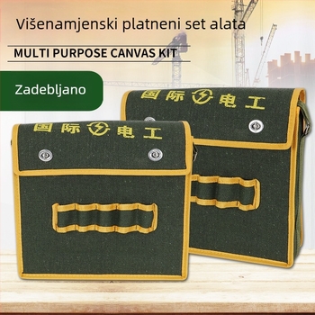 Platnena torba za električarske alate – skup za pohranu i popravak