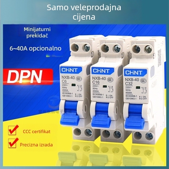 CHNT DZ267 NXB-40 miniaturni osigurač, 40 A, 1P+N, za kućnu instalaciju