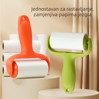 Mini set ljepljivih valjaka za uklanjanje dlaka s odjeće – prenosiv