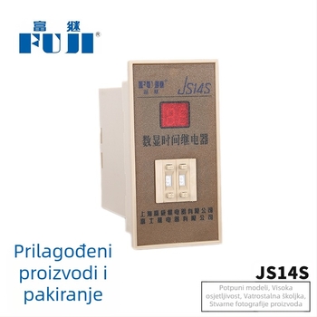 JS14S/999S.999M digitalni vremenski relej s digitalnim zaslonom, srebrna legura
