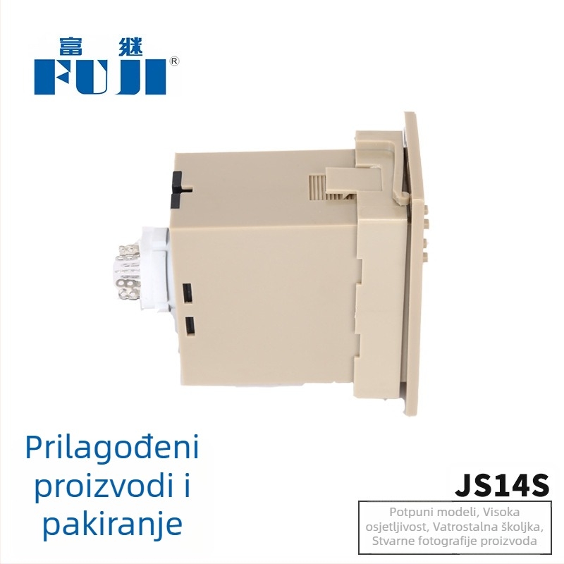 JS14S/999S.999M digitalni vremenski relej s digitalnim zaslonom, srebrna legura