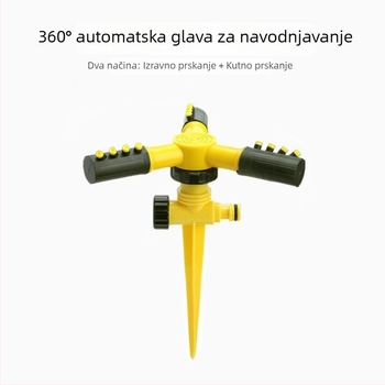 Zemni raspršivač za travnjak s 360° rotirajućom mlaznicom