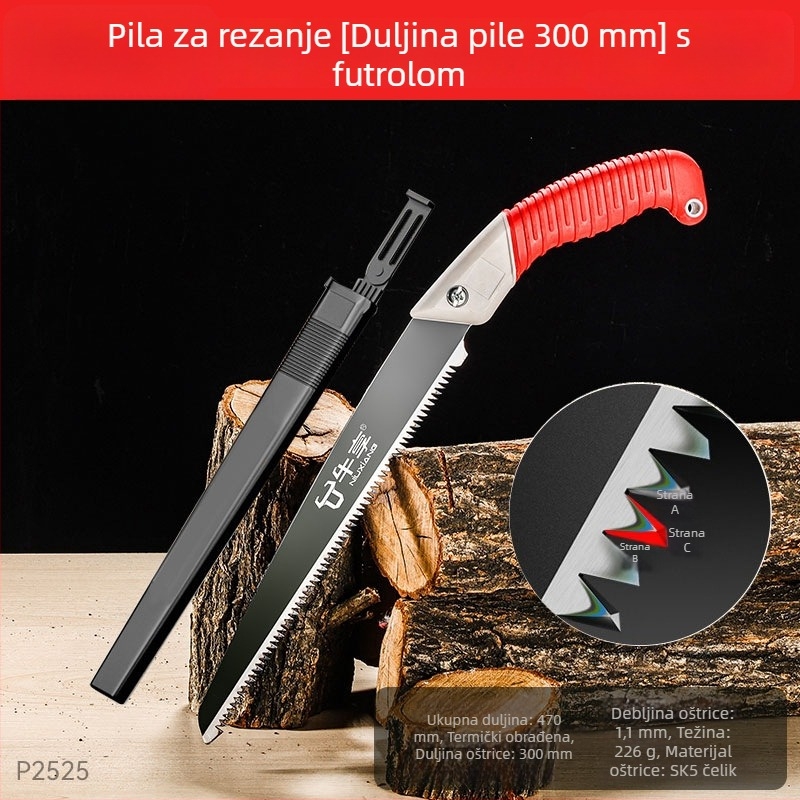 Vanjska višenamjenska torbica za alat na pojas, debela i otporna, vodootporna, za električne škare, pilu i grane