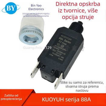 KUOYUH Termički zaštitnik od preopterećenja, serija 88A RB2, miniaturni prekidač