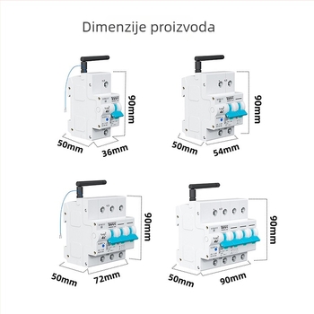 Maiqi Electric 4G pametni prekidač kruga s daljinskim upravljanjem putem mobilnog telefona i tajmerom