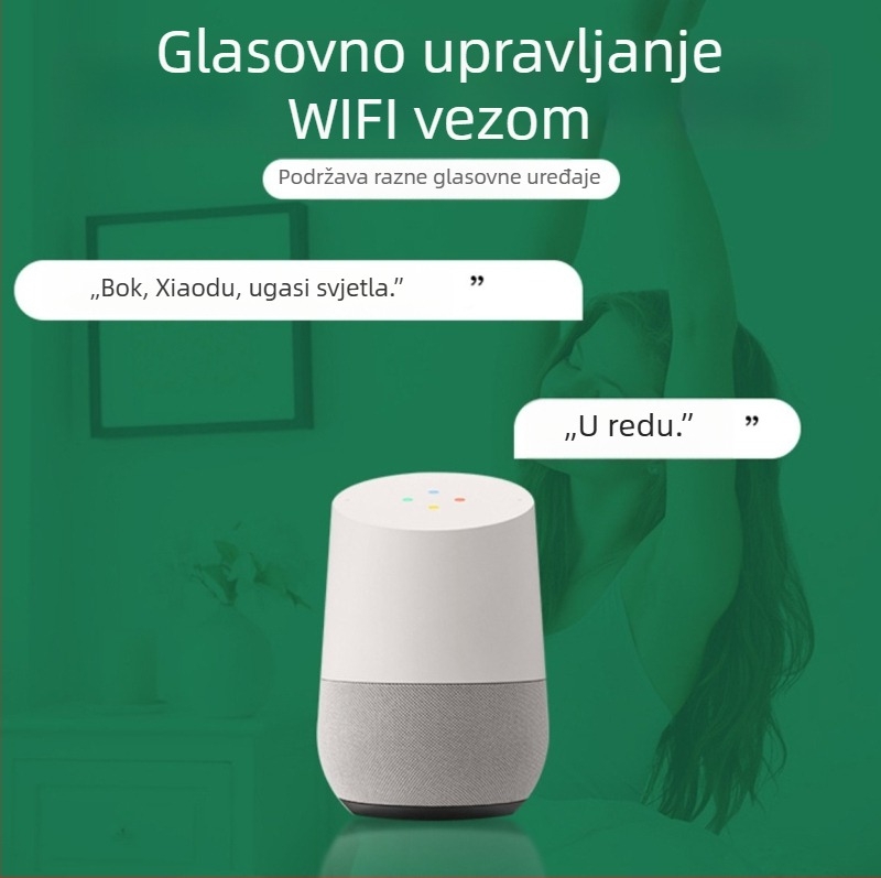 63A WiFi prekidač s daljinskim glasovnim upravljanjem, vremenskim programiranjem i statistikom potrošnje energije